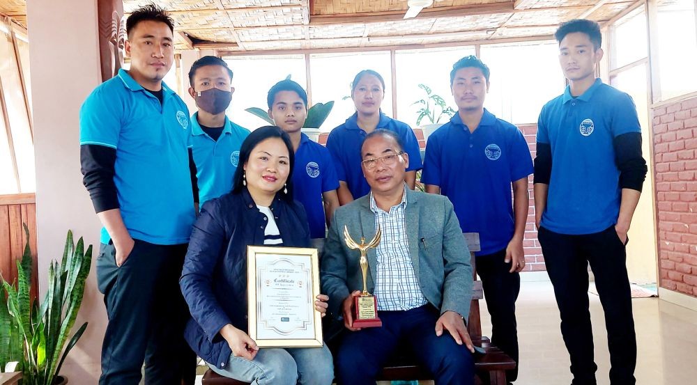 Rev Lima Jamir and Alemjungla Jamir along with the Naga Bowl team on January 7.